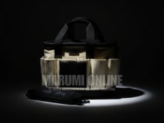 無骨でタフ。現場で使える“本気の収納” 24oz極厚帆布使用 楕円形バッカン【KH-360】