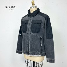 画像5: ネオテライズ NEOterize おしゃれ かっこいい 作業着 作業服 秋冬 ニットデニム ストレッチ 長袖 ブルゾン ジャケット 8330 (5)