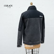 画像6: ネオテライズ NEOterize おしゃれ かっこいい 作業着 作業服 秋冬 ニットデニム ストレッチ 長袖 ブルゾン ジャケット 8330 (6)