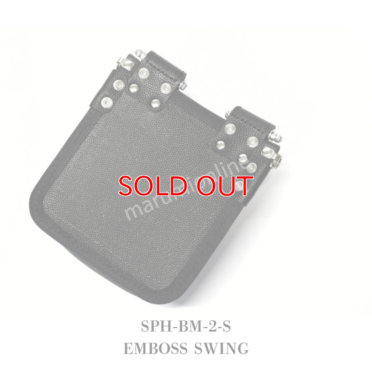 画像9: 【受注生産品 約10日営業日での発送】MIKI 三貴 ミキ 2段 腰袋 工具差し ツールホルダー プロ用 牛革 本革 【エンボス加工革・スウィングタイプ】SPH-BM-2-S (9)