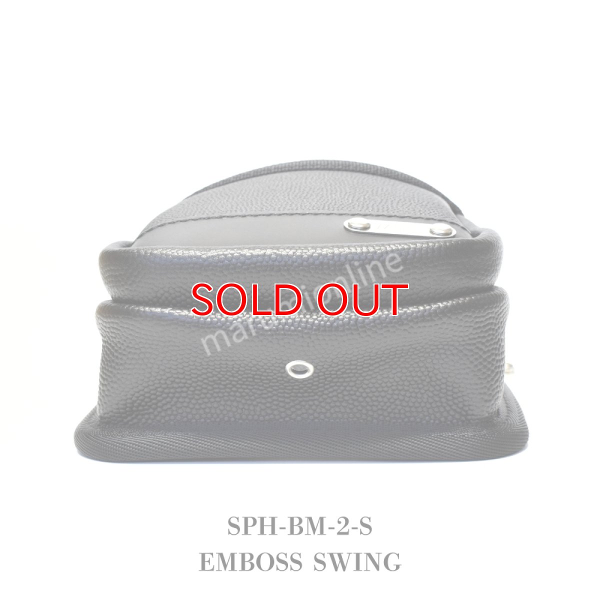 画像8: 【受注生産品 約10日営業日での発送】MIKI 三貴 ミキ 2段 腰袋 工具差し ツールホルダー プロ用 牛革 本革 【エンボス加工革・スウィングタイプ】SPH-BM-2-S (8)