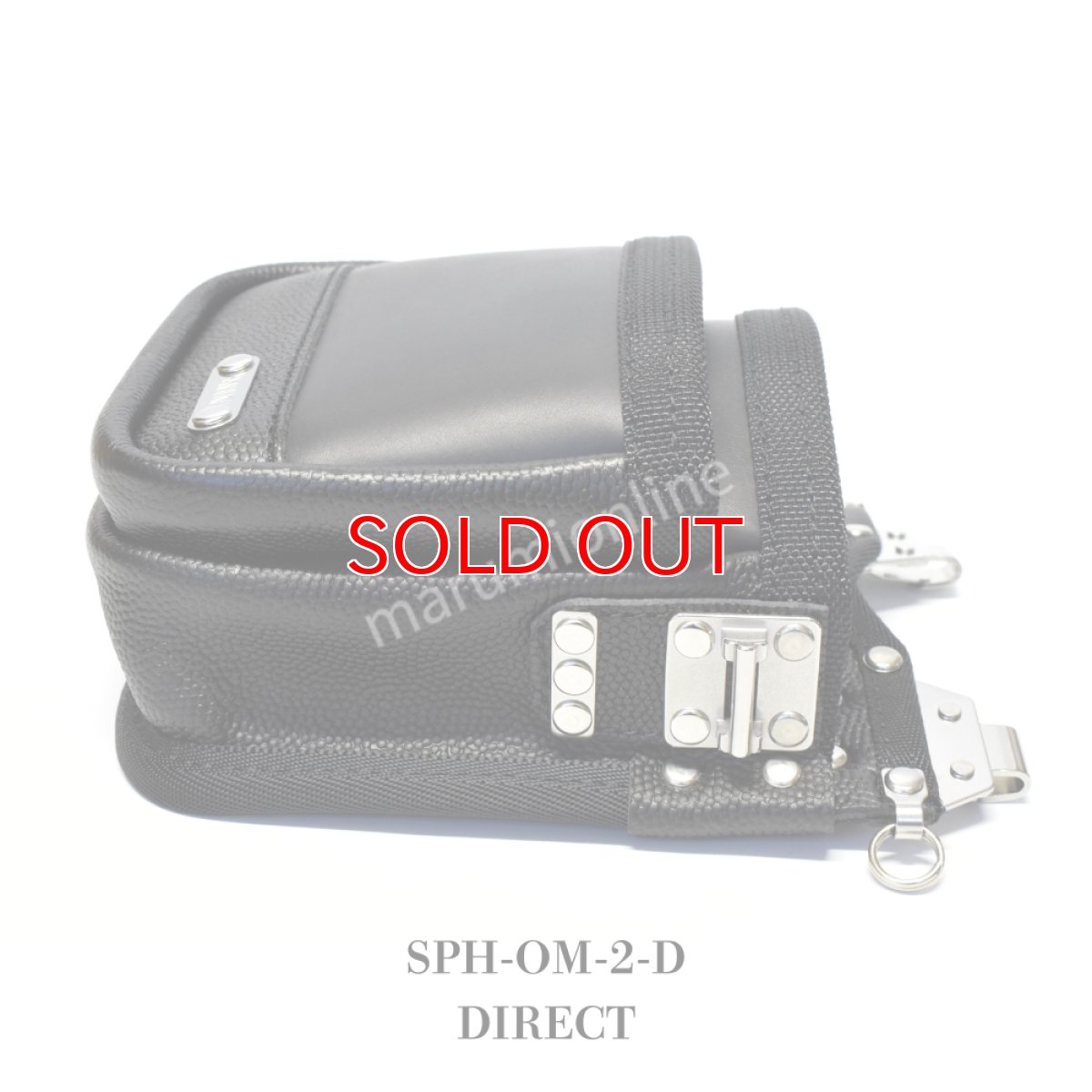 画像10: 【受注生産品(5〜7日営業日後発送)】MIKI 三貴 ミキ 2段 腰袋 工具差し ツールホルダー プロ用 牛革 本革 【牛表皮革・ダイレクトタイプ】SPH-OM-2-D (10)