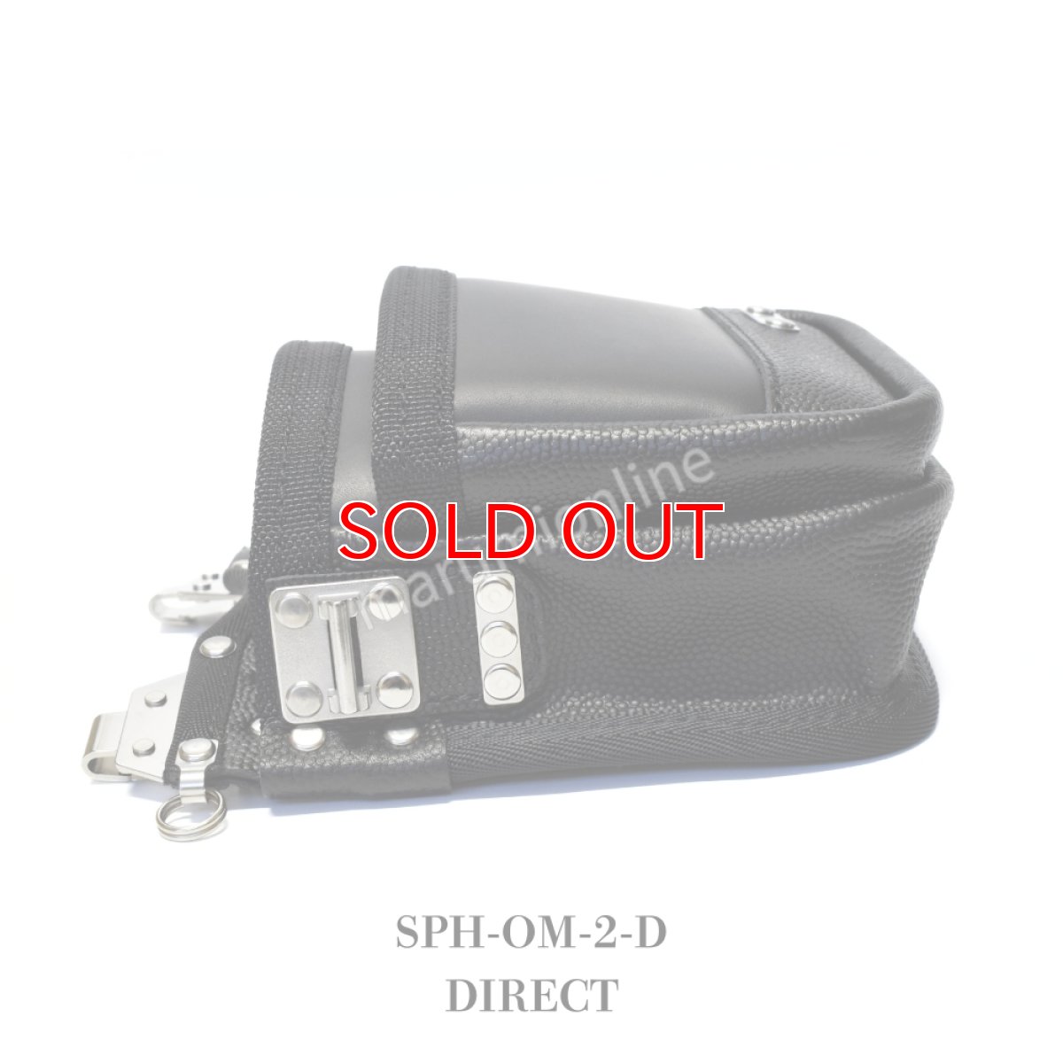 画像9: 【受注生産品(5〜7日営業日後発送)】MIKI 三貴 ミキ 2段 腰袋 工具差し ツールホルダー プロ用 牛革 本革 【牛表皮革・ダイレクトタイプ】SPH-OM-2-D (9)