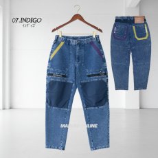 画像7: ネオテライズ NEOterize おしゃれ かっこいい 作業着 作業服 秋冬 ニットデニム ストレッチ カーゴパンツ ボトムス ズボン 8333 (7)