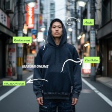 画像7: ネオテライズ NEOterize おしゃれ かっこいい 作業着 作業服 秋冬 ニットデニム ストレッチ 長袖 プルオーバー パーカー フーディ 8332 (7)