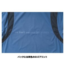 画像7: 春夏 作業着 作業服 おしゃれ かっこいい 半袖 ハーフジップ シャツ 接触冷感 ストレッチ 軽量 メッシュ Tシャツ 桑和 G.G 0375-64 (7)