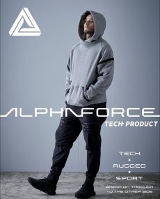 画像11: ALPHAFORCE アルファフォース 通年作業服 作業着 スウェット プルパーカー 22AW203 (11)