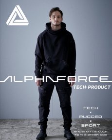 画像10: ALPHAFORCE アルファフォース 通年作業服 作業着 スウェット プルパーカー 22AW203 (10)