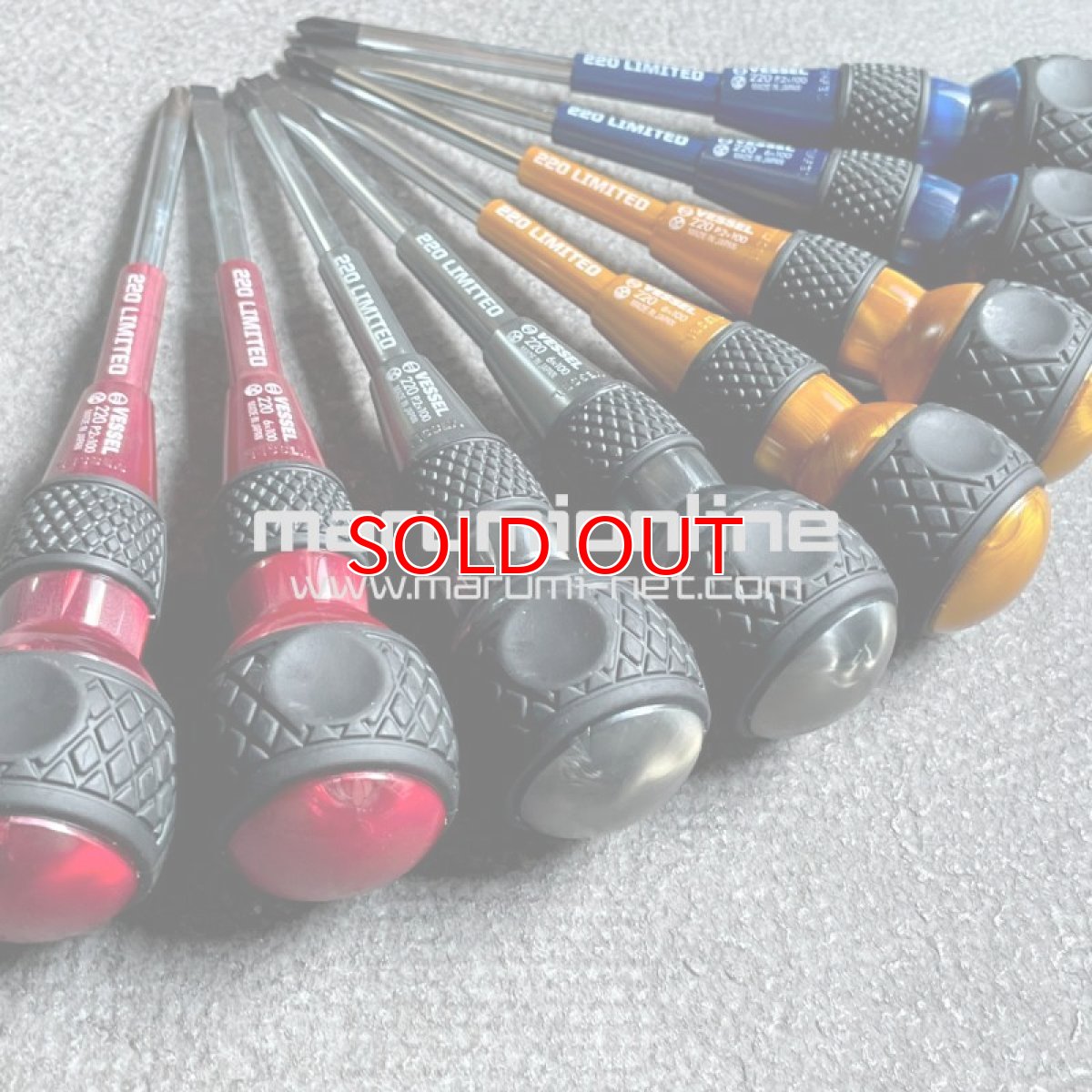 画像4: ベッセル 限定 ボールグリップドライバー + －２本組プレミアム VESSEL 220-2PS (4)