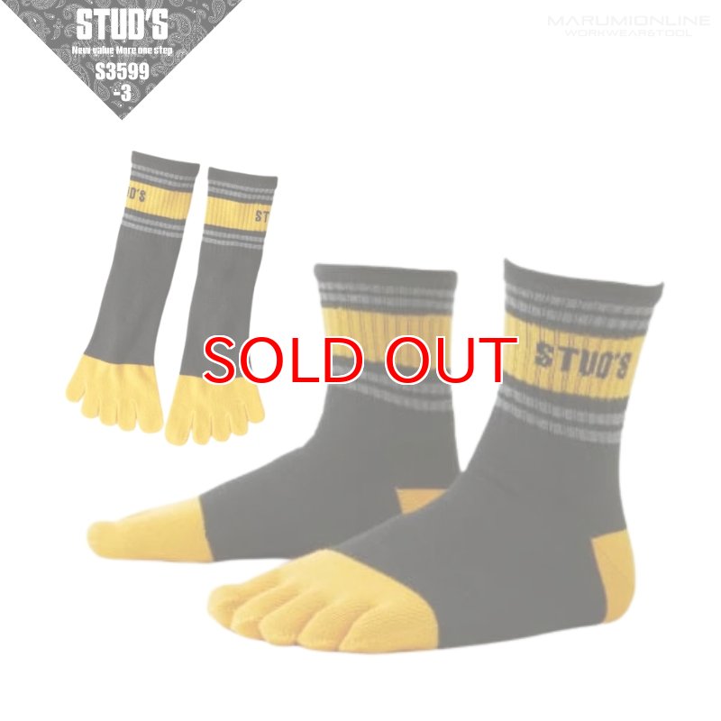 STUD'S スタッズ 5本指STUD'S 靴下 ショートソックス S3599-3［1足