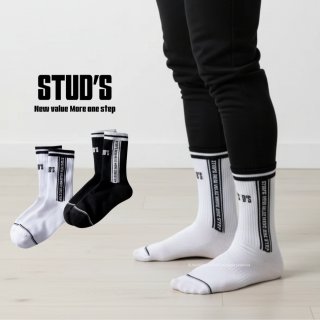 そんまさ STUD'S スタッズ サイドラインロゴ STUD'S 靴下 ソックス S3599
