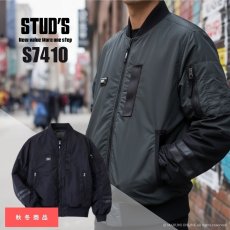 画像1: STUD'S スタッズ 防寒 秋冬 CORDURA(コーデュラ) MA-1 S7410 (1)