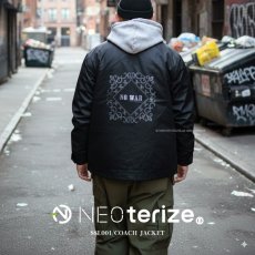 画像1: ネオテライズ NEOterize コーチジャケット 上着 ナイロン ジャケット メンズ 通年 バックプリント アウター SSL-001 (1)
