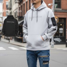 画像1: 秋冬 ダンボールニット パーカー おしゃれ かっこいい 作業着 作業服 メンズ ディノベーション 限定生産 dinnovation 24D013EX (1)