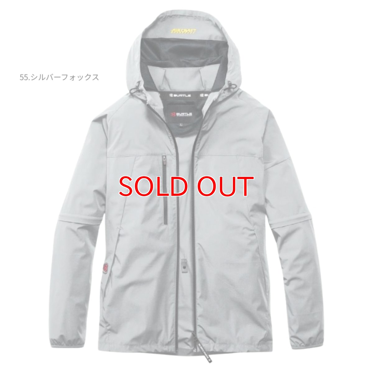 画像5: バートル BURTLE 作業服 作業着 2026春夏新作 エアークラフト AC2121 AC 2WAYジャケット 半袖 長袖 空調 作業服 単品 冷感 ローバック AIRCRAFT (5)