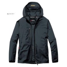 画像7: バートル BURTLE 作業服 作業着 2026春夏新作 エアークラフト AC2121 AC 2WAYジャケット 半袖 長袖 空調 作業服 単品 冷感 ローバック AIRCRAFT (7)