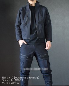 画像3: ALPHAFORCE アルファフォース 通年作業服 作業着 ドライストレッチナイロン 長袖ジャケット 22AW201 (3)