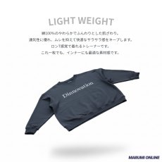 画像3: メンズ ロゴスウェットシャツ ディノベーション 作業着 作業服 コットン 綿 トレーナー 長袖 おしゃれ かっこいい 秋冬 dinnovation 22S007 (3)