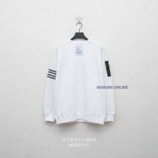 画像4: 【特価】メンズ ロゴスウェットシャツ ディノベーション 作業着 作業服 コットン 綿 トレーナー 長袖 おしゃれ かっこいい ライトウェイト dinnovation 23S001 (4)