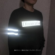 画像5: 【特価】メンズ ロゴスウェットシャツ ディノベーション 作業着 作業服 コットン 綿 トレーナー 長袖 おしゃれ かっこいい ライトウェイト dinnovation 23S001 (5)