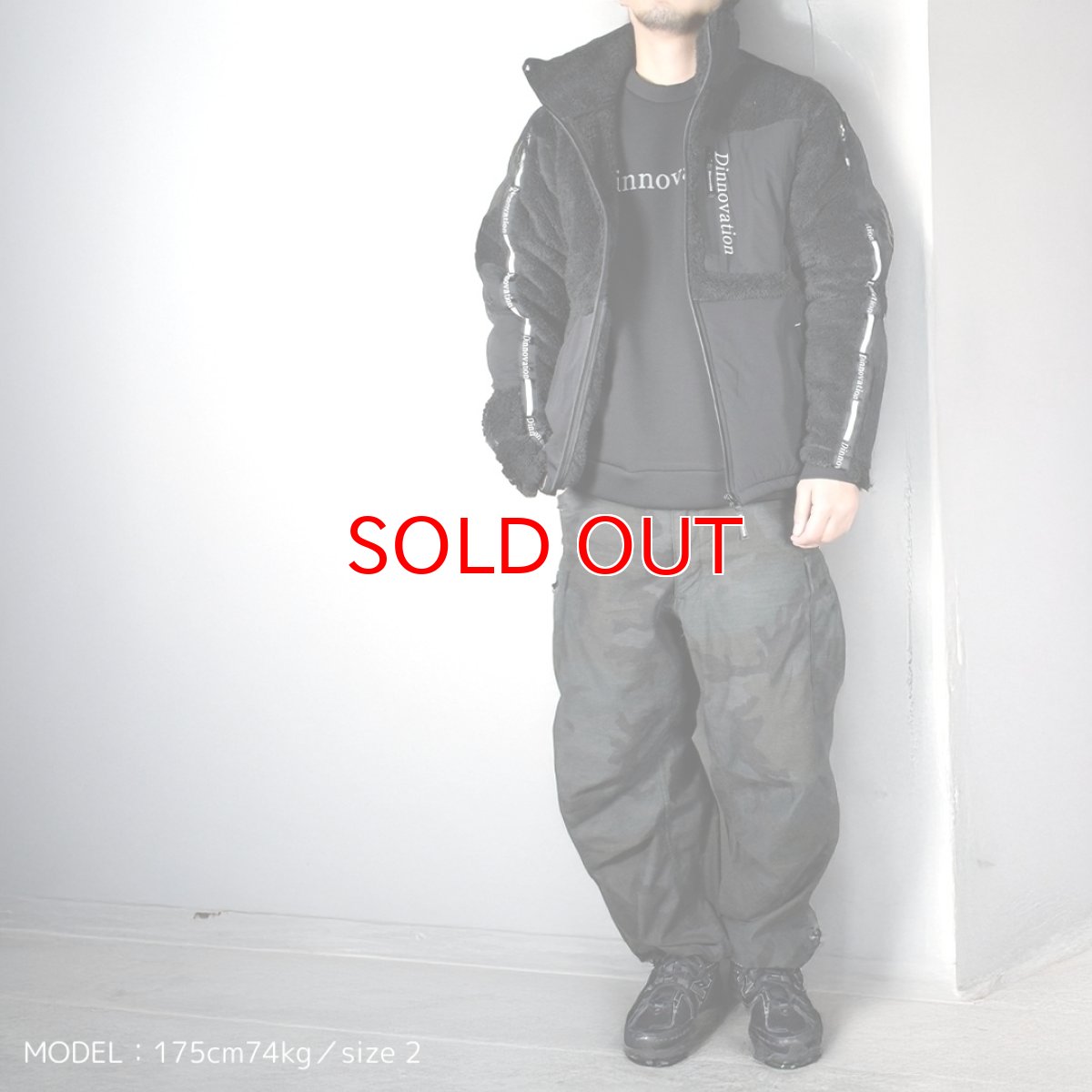 画像2: 秋冬 防寒 ボアジャケット 上着 ジャンバー 限定 保温 起毛 暖かい ディノベーション Dinnovation 24A015EX (2)