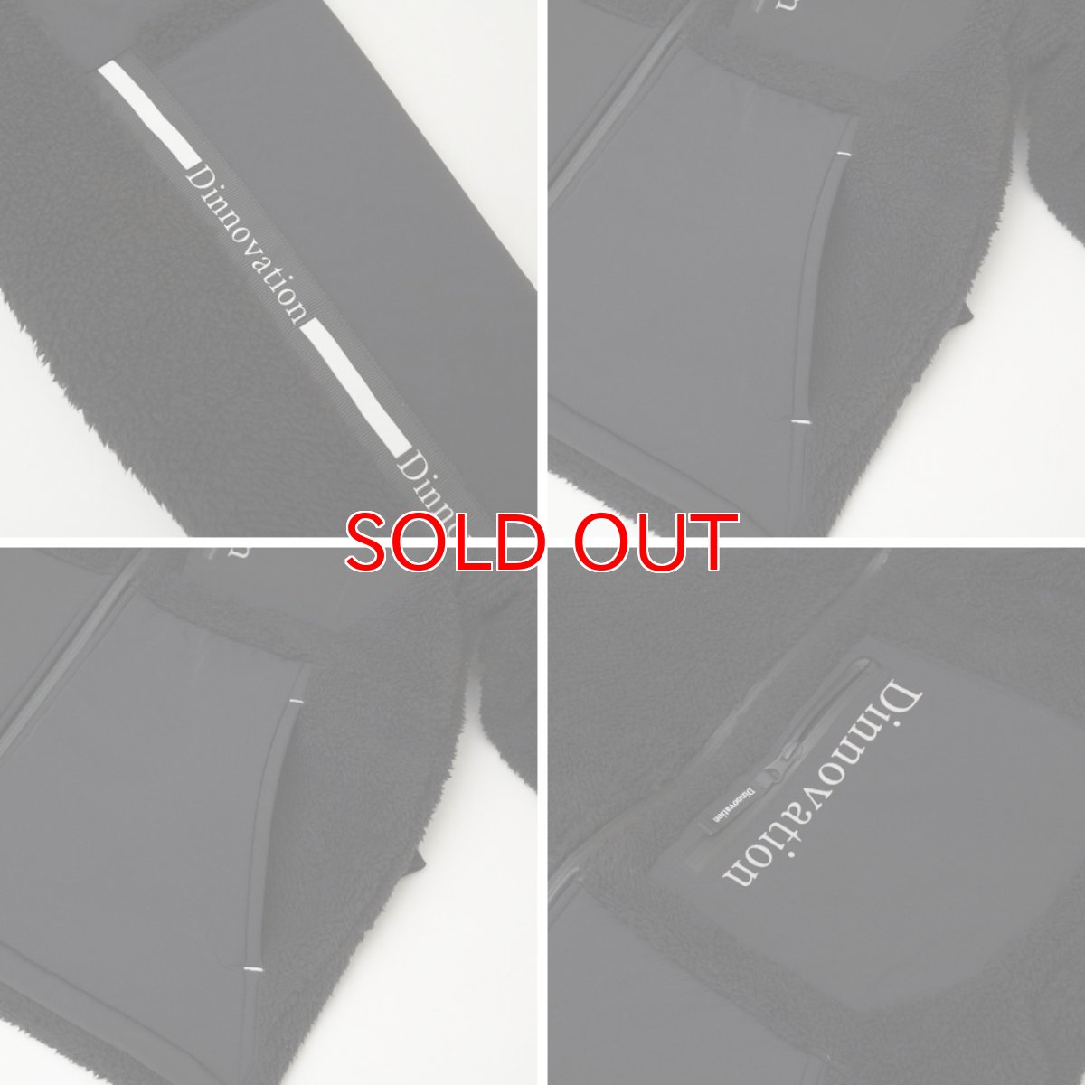 画像4: 秋冬 防寒 ボアジャケット 上着 ジャンバー 限定 保温 起毛 暖かい ディノベーション Dinnovation 24A015EX (4)