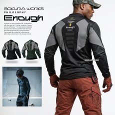 画像1: 2026年春夏 ボクラワークス コトブキニット スポットベンチレーション 長袖 クルーネック インナー メンズ 接触冷感 吸汗速乾 ストレッチ 3615 (1)