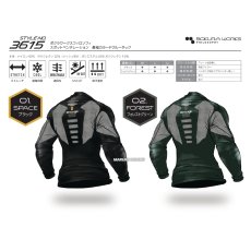 画像4: 2026年春夏 ボクラワークス コトブキニット スポットベンチレーション 長袖 クルーネック インナー メンズ 接触冷感 吸汗速乾 ストレッチ 3615 (4)