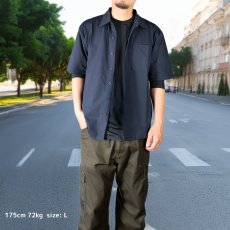 画像8: ボクラワークス コトブキニット ワークシャツ メンズ 半袖シャツ 春夏 ニット UVカット 通気性 ストレッチ 3369 (8)