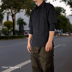 画像7: ボクラワークス コトブキニット ワークシャツ メンズ 半袖シャツ 春夏 ニット UVカット 通気性 ストレッチ 3369 (7)