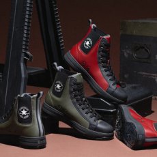 画像2: コンバース 安全靴 作業靴 JSAA A種 コンバースワーキング オールスター ハイカット サイドゴア ALL STAR PS II SIDEGORE HI バーガンディー/ブラック (2)