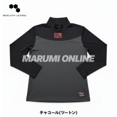 画像6: ボクラワークス 秋冬 防寒 インナー シャツ ハイネック 裏起毛 背中二重 暖かい ストレッチ スポーツ キャンプ 仕事 アウトドア (6)