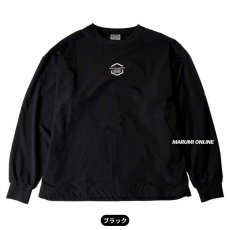 画像4: ボクラワークス コトブキニット 3830 ゆったり エアリーピステはっ水・裏メッシュ起毛長袖クルーネック 防寒 秋冬 暖かい 作業着 作業服 軽作業 (4)