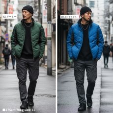 画像6: 防寒 アウター メンズ 秋冬 中綿 ストレッチ 防風 撥水 軽量 作業着 作業服 かっこいい おしゃれ 桑和 ジーグラウンド 44603 (6)