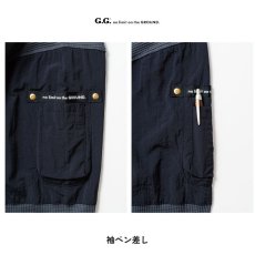 画像8: G.G ジージー 2024年秋冬新作 ワッフル生地 長袖 Tシャツ（胸ポケット付き）かっこいい おしゃれ 作業着 作業服(4475-52) ★GG24AW (8)