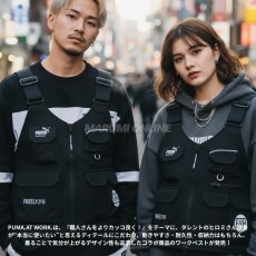 画像2: 【限定商品】PUMA.AT WORK. x ヒロミ コラボ PW-3041G ワークジャケット 作業服 作業着 おしゃれ かっこいい 長袖 プーマ×ヒロミコラボ  (2)