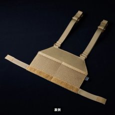 画像5: RYDEN ライデン 鎧布 GAIFU モールシステム チェストパネル 胸部パネル 作業用 建築・建設用 （コヨーテ・ブラック） RD-01-007 (5)