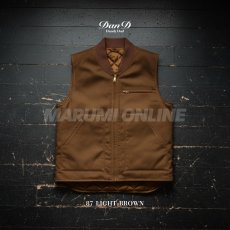 画像6: ダンディダッド 桑和 sowa メンズ 防寒ベスト ストレッチコットンダック 中綿ベスト かっこいい おしゃれ 作業着 作業服 dandydad 6484-06 (6)