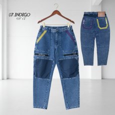 画像7: ネオテライズ NEOterize おしゃれ かっこいい 作業着 作業服 秋冬 ニットデニム ストレッチ カーゴパンツ ボトムス ズボン 8333 (7)