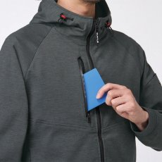 画像5: バートル BURTLE 2025 秋冬 ストレッチ コーデュラNYCOダブルフェイスジャージ 吸汗速乾 メンズ 作業着 作業服 フーディブルゾン 851 (5)