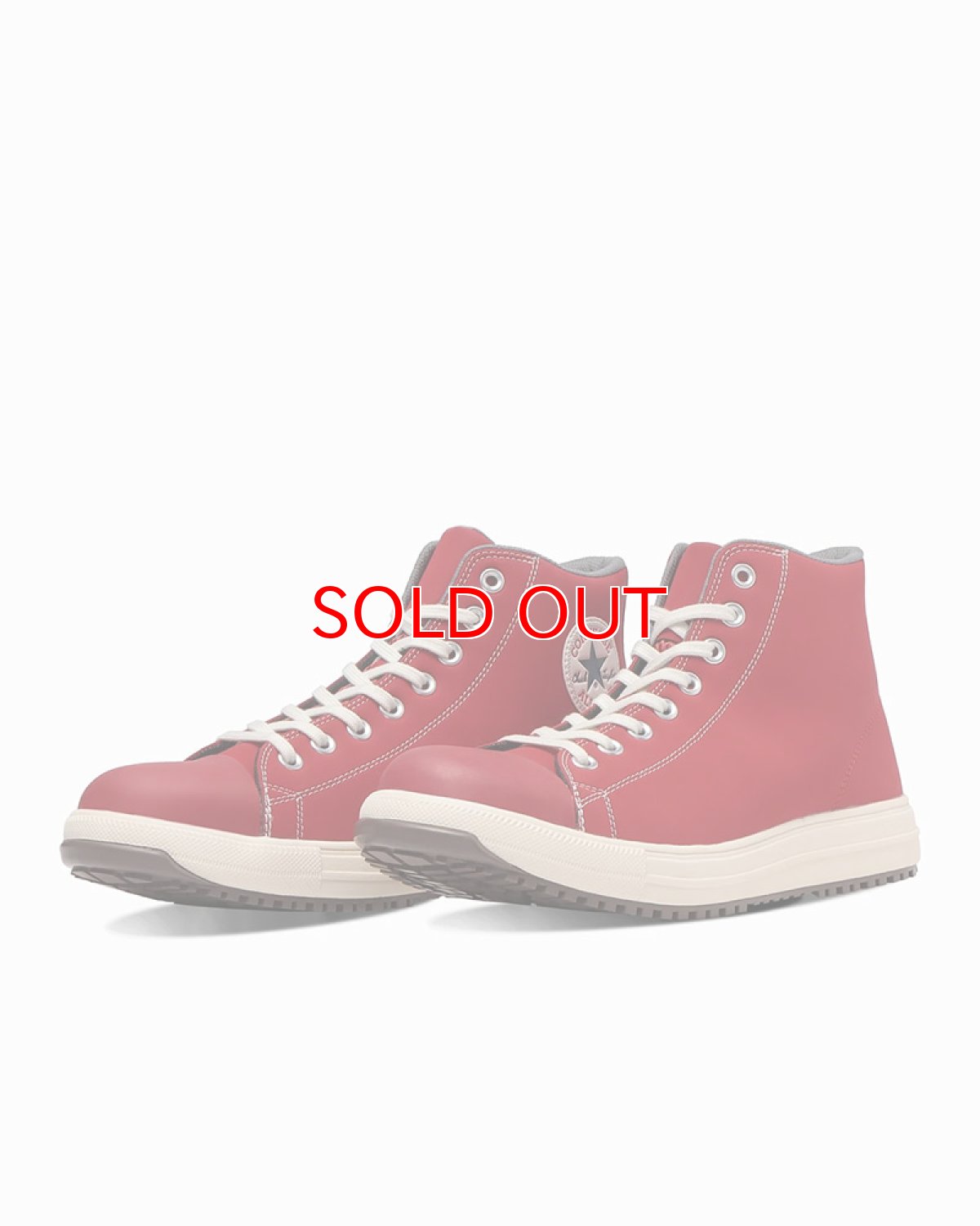 画像2: コンバース CPD 安全靴 スニーカー ハイカット オールスター ALLSTAR PS HI レッド 赤 JSAA A種認定品 (2)