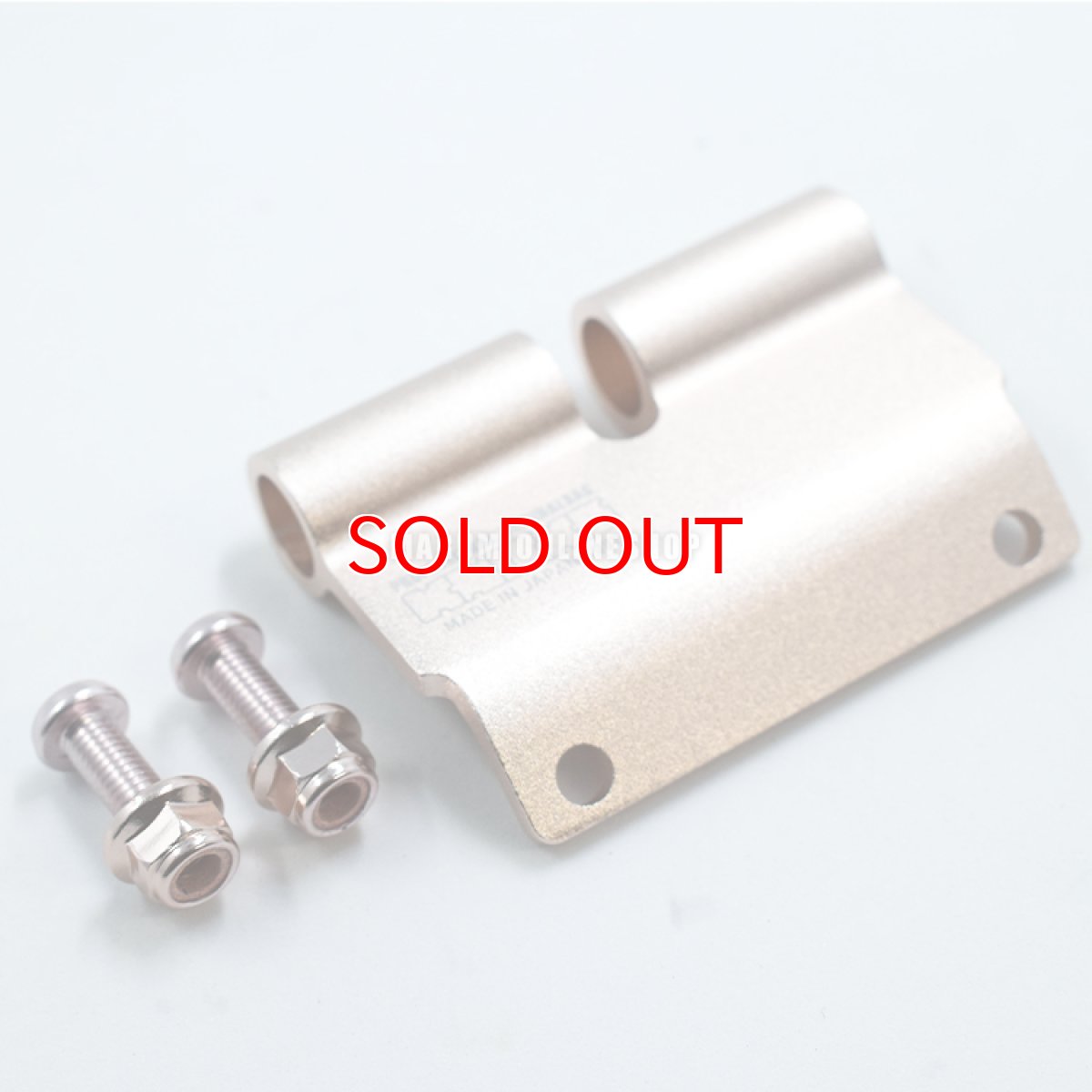 画像3: KNICKS ニックス ALU15A ピンクゴールド アルミ製ベルトループアタッチメント (3)