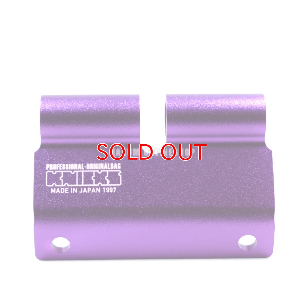 画像5: KNICKS ニックス ALU15LA ヴァイオレット【Lサイズ】アルミ製ベルトループアタッチメント (5)