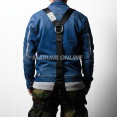 画像4: NRK フルハーネス AY-10-OT Y型ハーネス ワンタッチバックル 腿水平 フリーサイズ 使用可能質量130kg 墜落制止用器具適合 新規格 安全帯 椿モデル (4)