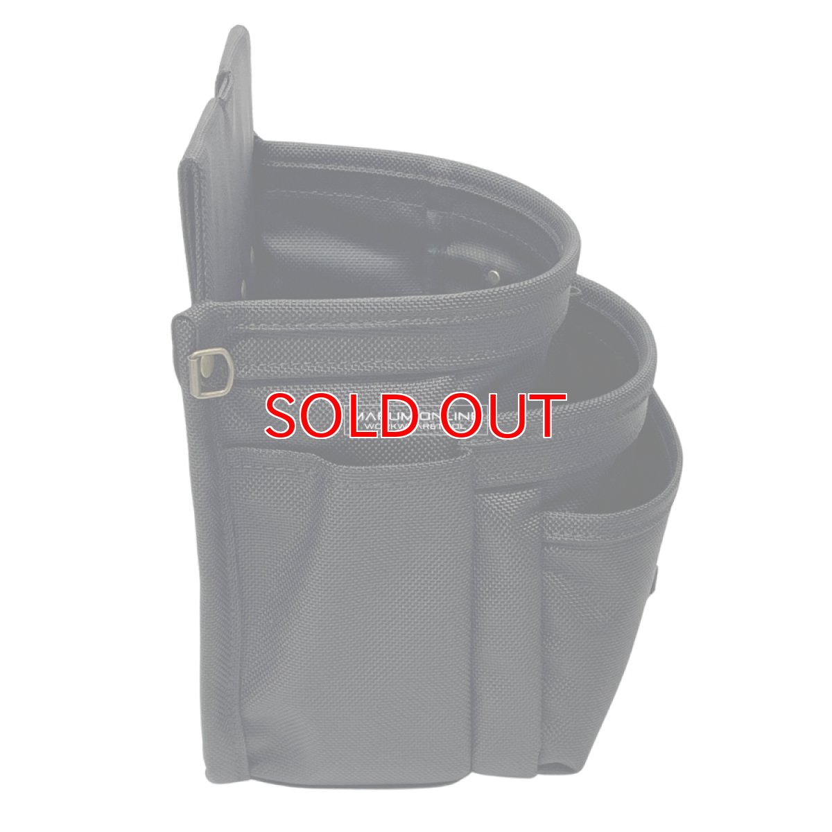 画像3: ニックス 腰道具 KNICKS KNIICKS BA-301DD コーデュラ バリスティック 3段腰袋 (3)