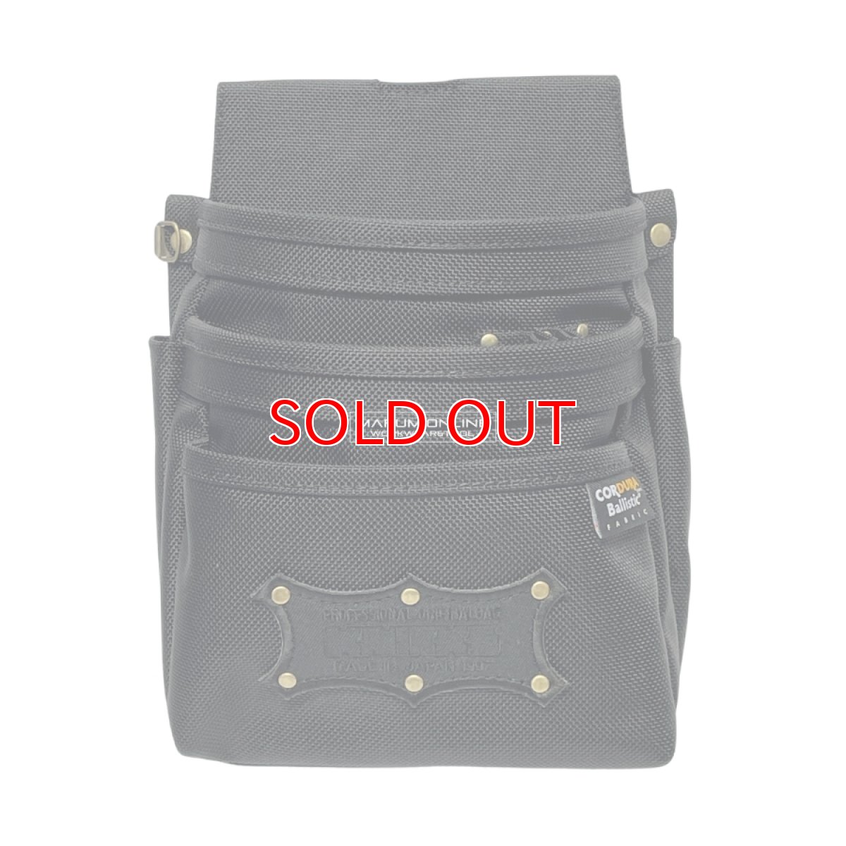 画像5: ニックス 腰道具 KNICKS KNIICKS BA-301DD コーデュラ バリスティック 3段腰袋 (5)