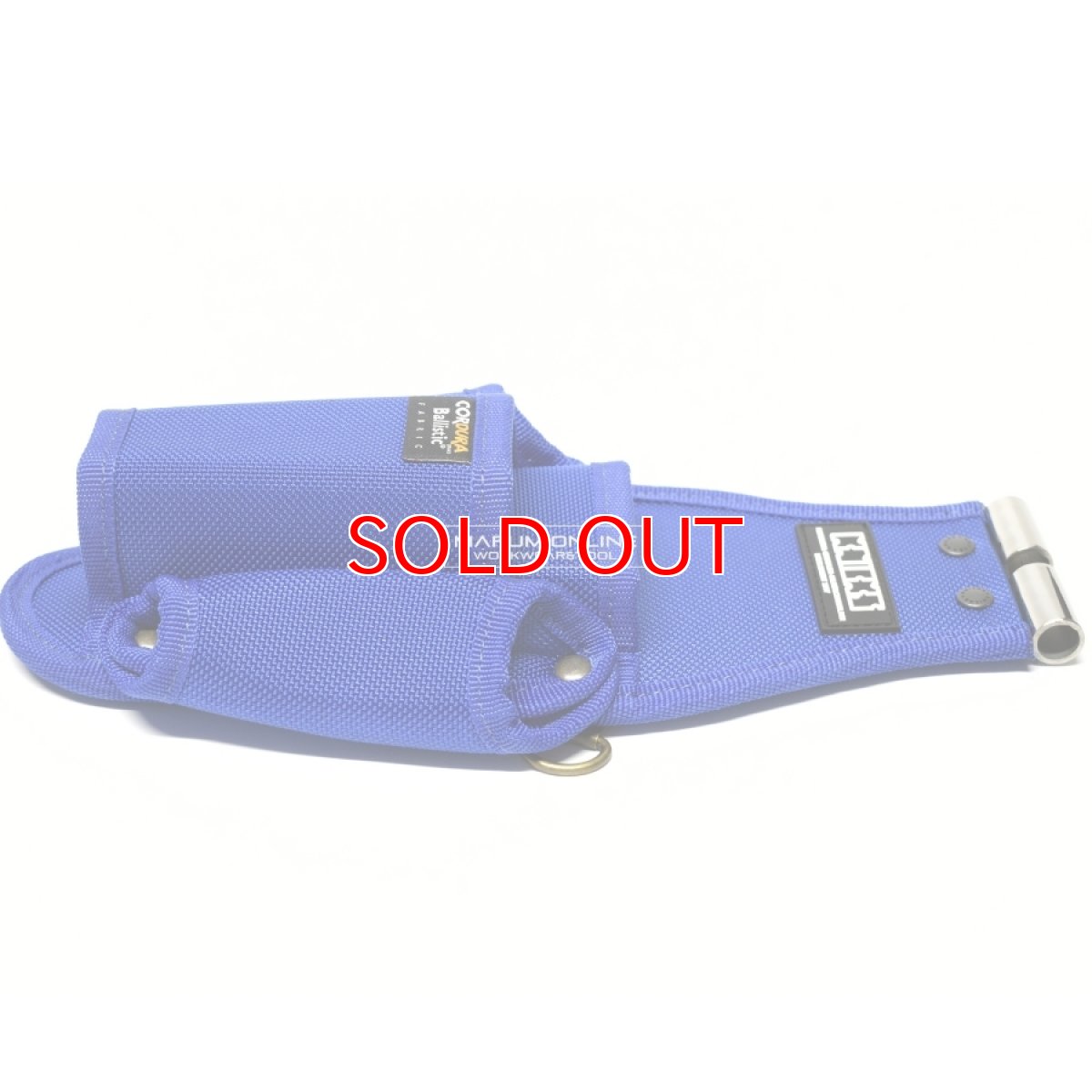 画像6: ニックス 腰道具 KNICKS BABLT-401PLNDX チタンプレート入り EVA コーデュラ バリスティック生地 ペンチ ドライバー 4P 【青・ブルー】 (6)