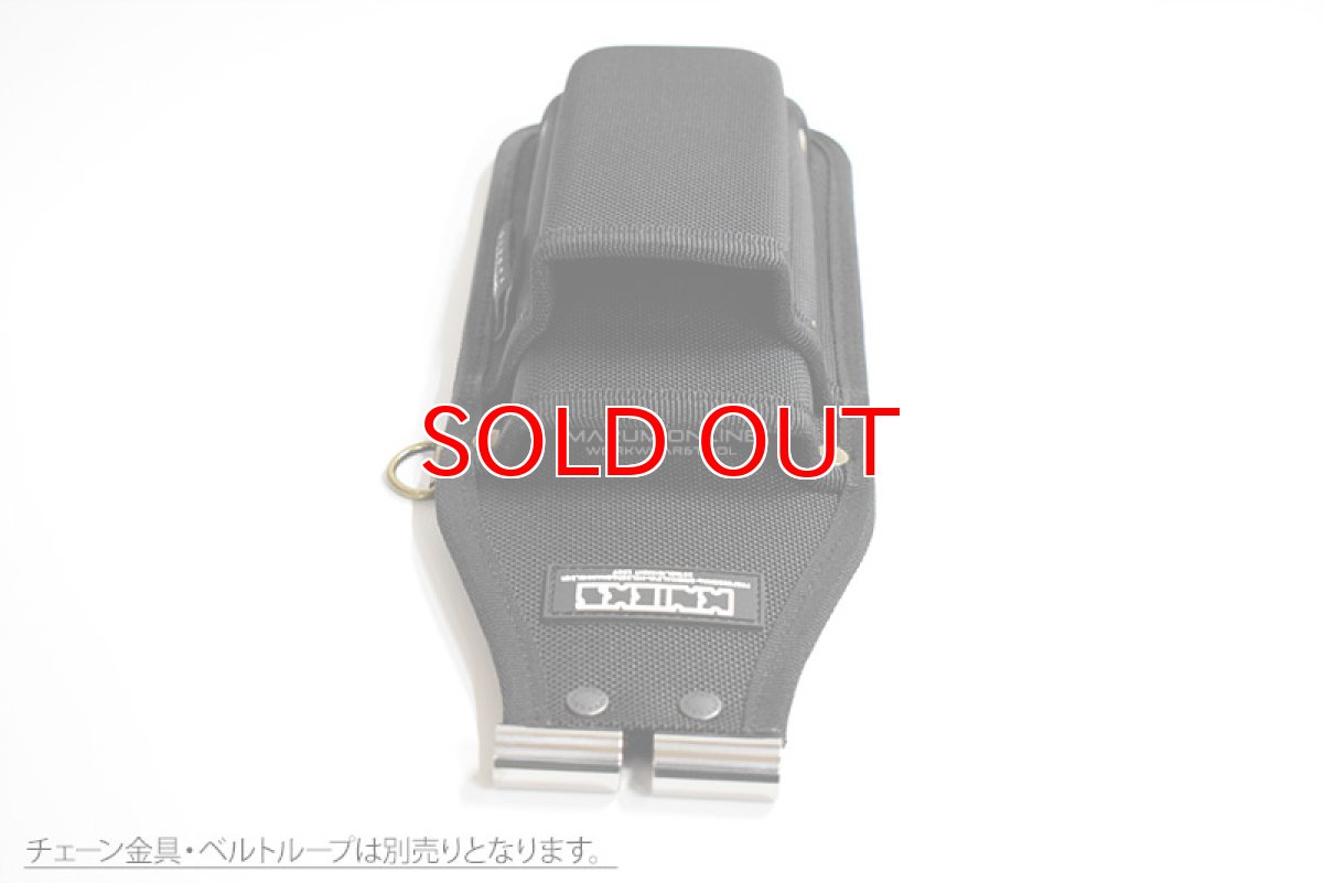 画像9: ニックス 腰道具 KNICKS BAT-102GBDXDX チタンプレート入り EVA コーデュラ バリスティック生地 底付きフリー2Pホルダー 工具差し 工具ホルダー DIY (9)