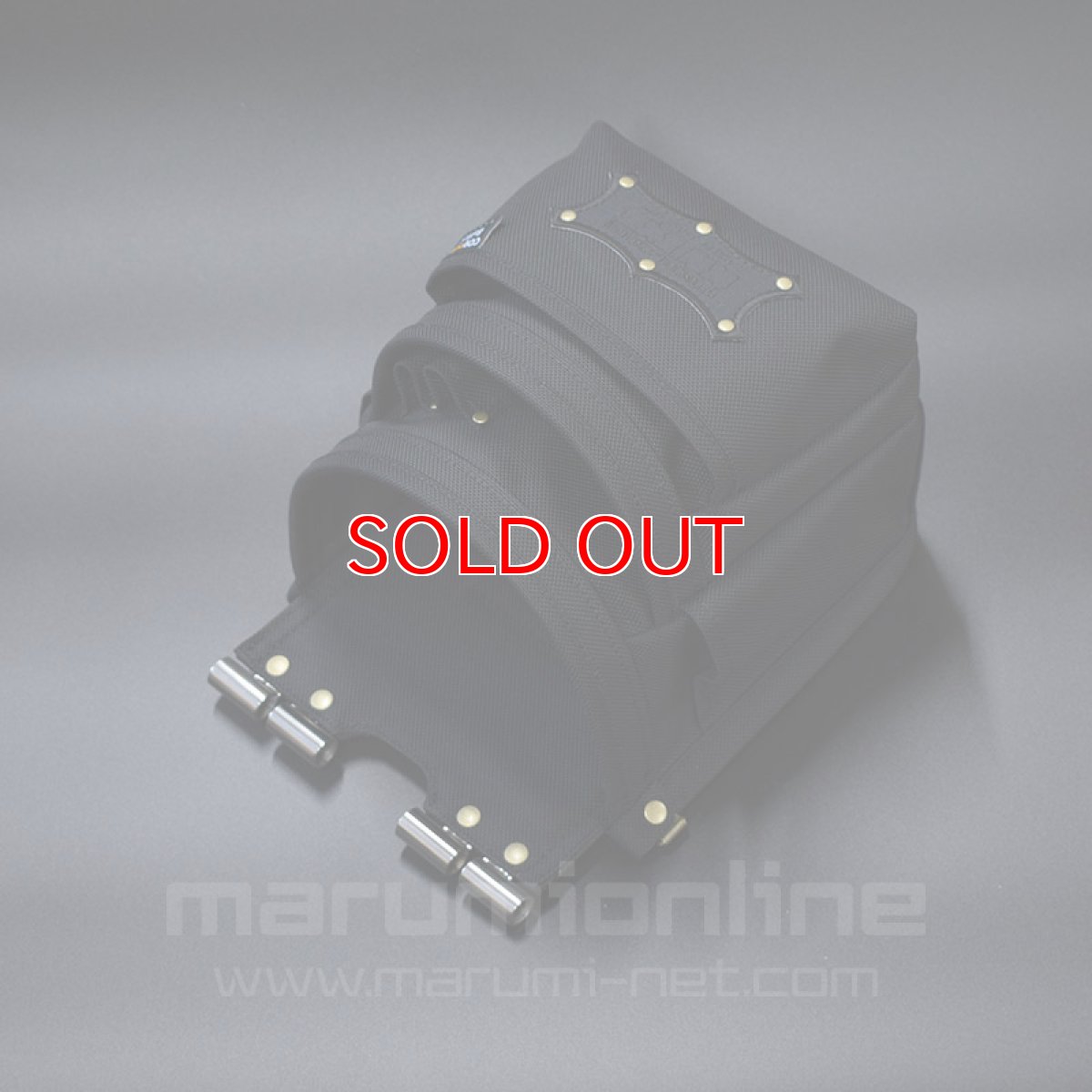 画像4: KNIICKS ニックス BAT-301DDX 背面チタン補強プレート入り 背折れ防止 チェーンタイプ コーデュラ バリスティック 3段腰袋 (4)