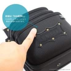 画像2: ニックス 腰道具 KNICKS BAT-301DDXSP 前袋EVA型押し 背面チタン補強プレート入り 背折れ防止 チェーンタイプ コーデュラ バリスティック 3段腰袋 (2)